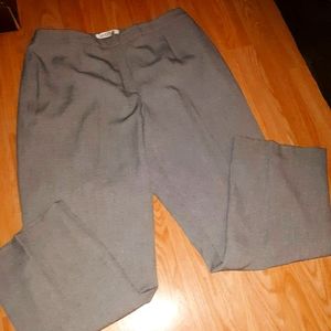 Kasper Women's 14W Kate Classic Fit Gray Pants